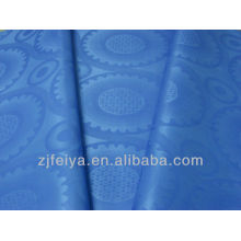 100% polyester africain tissu damassé Bazin Guinée Brocade teint les couleurs pour la partie